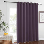 NICETOWN Patio Door Curtain 84 inches Long, Grommet Room Divider Curtain Panel by NICETOWN
