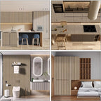 Wood Slat Wallpaper Peel and Stick - Image 2