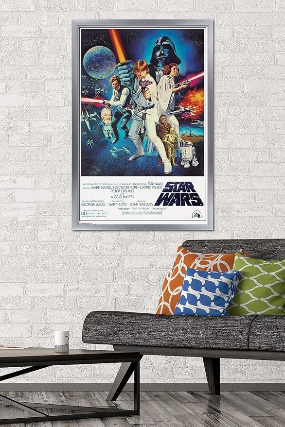 Trends International 24X36 Star Wars-V One Sheet Wall Poster, 25.8" x 37.8" x 1" - Image 2