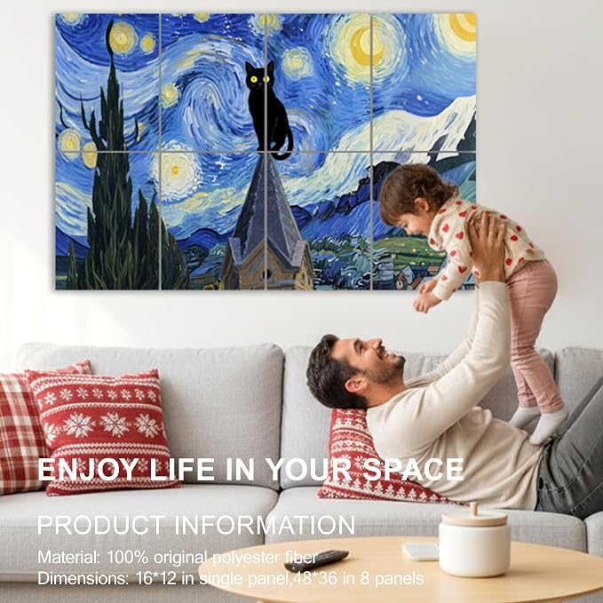 Mollywell Art Acoustic Panels 48x32x0.4 Inch, Gaming Room| - Image 5