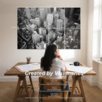 Mollywell Art Acoustic Panels 48x32x0.4 Inch, City Skyline |Sound Absorbing - Image 2