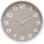 Modern Wall Clocks Battery Operated, 12 inch Silent Non Ticking Analog Clock by MABPEDO