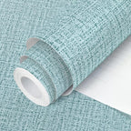 Teal Wallpaper Grasscloth Peel and Stick Wallpaper 17.7inch x 118.1inch Teal by lenify