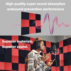 56 Pack Acoustic Foam Panels |1 "x12 "x12" Rapid Recovery Acoustic Wall Panels - Image 5