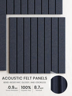 Bumusty Large Cork Board Alternative-36 x 24" Felt Bulletin Board Tiles - Image 3