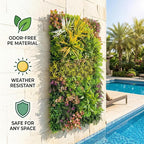 40" x 20" Artificial Grass Wall Panels - Image 3