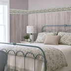 Beige Floral Wallpaper Border 196x4 Inch Peel and Stick Wall Border Removable - Image 7