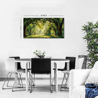 Forest Wall Art for Living Room Nature Green Forest Landscape Canvas Pictures - Image 4