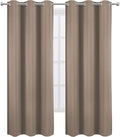 LEMOMO Cappuccino Thermal Blackout Curtains/42 x 95 Inch/Set of 2 Panels Room by Lemomo