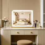 ROLOVE 23"x18" Gold Vanity Mirror - Image 2