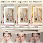 ROLOVE 22x16 Inch Pink Vanity Mirror - Image 3