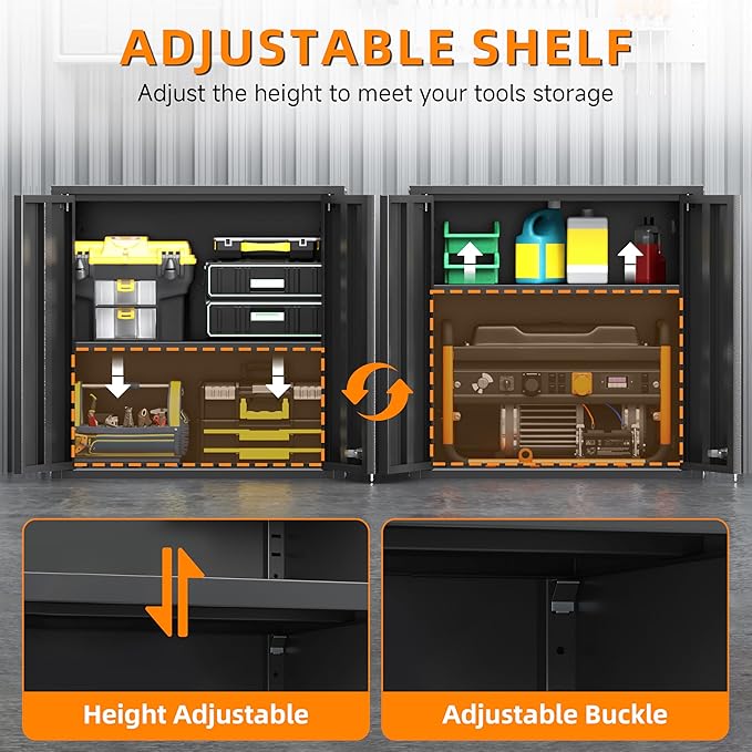 Garage Wall Cabinet, Metal Wall Cabinets - Image 4