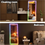 Hasipu 71"x24" LED RGB Bluetooth Full Length Mirror - Image 6