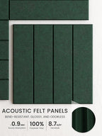 Bumusty Large Cork Board Alternative-48 x 36" Felt Bulletin Board Tiles - Image 3