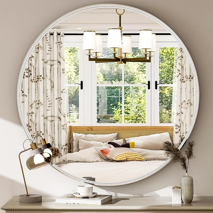 30 Inch Round Bathroom Mirror - Image 5