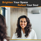 Delma Bathroom Mirror, High-Definition Vanity Mirror, Versatile Mirror - Image 4