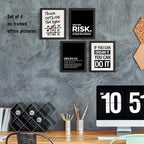 DSHFG Motivational Office Inspirational Wall Art Prints Set of 4, Think Outside - Image 5