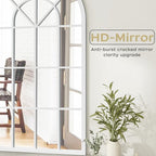 Arch Wall Mirror Mounted Decorative, Arched Window Pane Mirror - Image 5