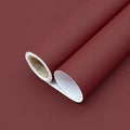 Yancorp 16"x394" Matte Red Contact Papaer Peel and Stick Wallpaper Vinyl Wrap by YancorpHomeDecor