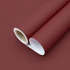 Yancorp 16"x394" Matte Red Contact Papaer Peel and Stick Wallpaper Vinyl Wrap by YancorpHomeDecor