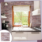 12PCS 3D Wall Panels Peel and Stick Foam Faux Brick Wall Panels, Self-Adhesive - Image 7