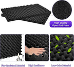 2 Pack Sound Proof Foam Panels for Walls, High Density Egg Crate Sound - Image 4