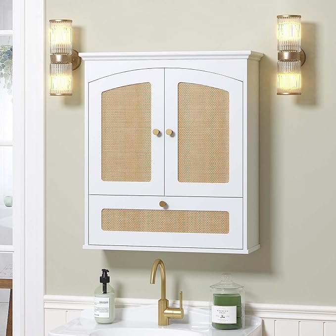 Spirich Bathroom Cabinet Wall Mount, Boho Medicine Cabinet - Image 6