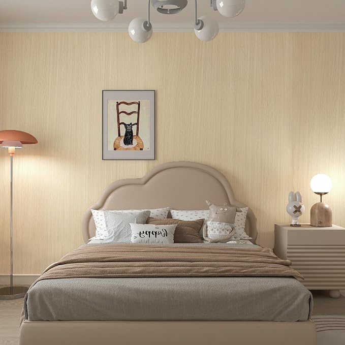BOMENG Large White Oak Wood Contact Paper Peel and Stick Light Oak Wallpaper - Image 5