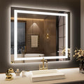 LOAAO 42"x36" LED Bathroom Mirror by LOAAO