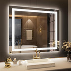 LOAAO 42"x36" LED Bathroom Mirror by LOAAO