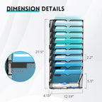 11 Tier Wall File Organizer - Image 3