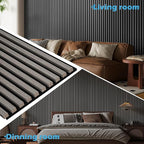 Art3d 4-Pack 108" x 12" Acoustic Wood Panels - Image 3