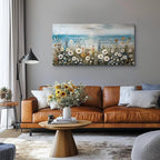 SERIMINO Large Wall Art for Living Room, Coastal Landscape Wall Decor, Beach - Image 2