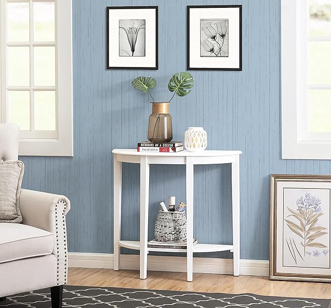 Dviolet Blue Grasscloth Textured Fabric Contact Paper Peel and Stick Boho - Image 5