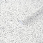 Heroad Peel and Stick Wallpaper Modern Floral Wall Paper Boho Grey Contact by HeroadBrand