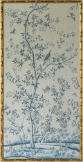 HongFengtang Chinese Rice Paper Print China Flower And Bird Bamboo Frame 54.3 X by Hongfengtang
