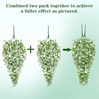 Waipfaru 4pcs Fake Hanging Plants, Artificial Hanging Flowers Faux Ivy Pothos - Image 4