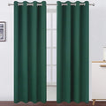 LEMOMO Dark Green Thermal Blackout Curtains/52 x 95 Inch/Set of 2 Panels Room by Lemomo