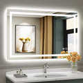 Briivue 48x30 Inch LED Bathroom Mirror by Briivuemodernmirrors