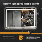 TRAHOME LED Bathroom Vanity Mirror 32"x24" - Image 6