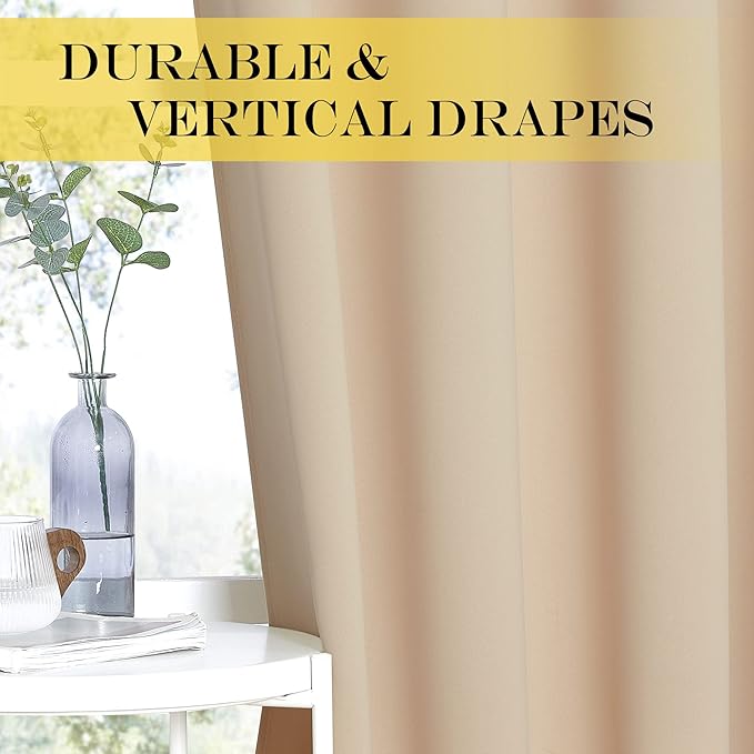 NICETOWN Sliding Door Room Divider Curtain, Privacy Thermal Window Treatment - Image 4
