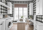 Guvana 17.7"x197" Black and White Peel and Stick Wallpaper Trellis Removable - Image 7