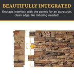 AZ Faux High-Density Polyurethane Faux Stone Interlocking Left Endcap - Image 7