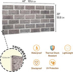 3D Faux Brick Wall Panels – Lightweight Styrofoam Cladding - Image 2