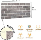 3D Faux Brick Wall Panels – Lightweight Styrofoam Cladding - Image 2