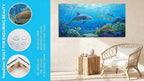 Ardemy Ocean Life Wall Art 40"x20" Picture, Waterproof Canvas Print - Image 7