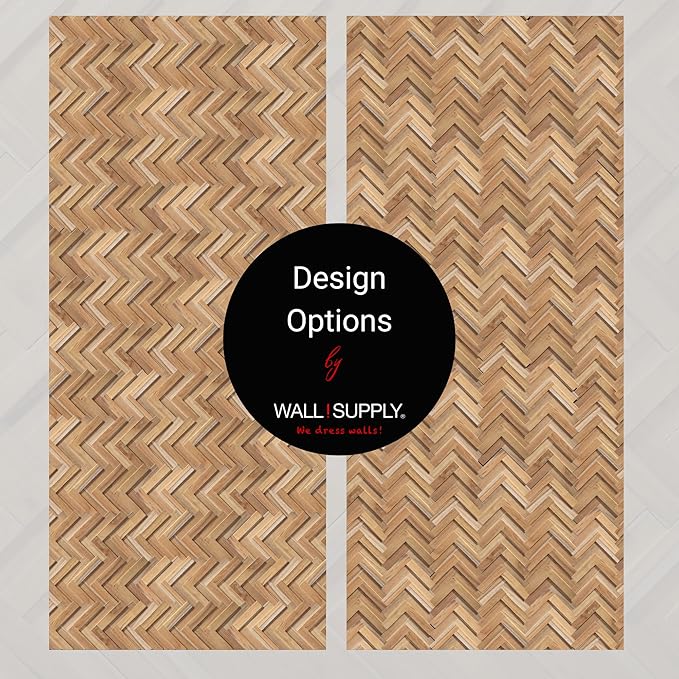 Wall!Supply 3D Wall Panels – Reclaimed Herringbone Asian Teak Wood – Home Decor - Image 7
