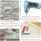 20PCS 3D Wall Panels Peel and Stick Foam 3D Brick Wallpaper Peel and Stick Faux - Image 5