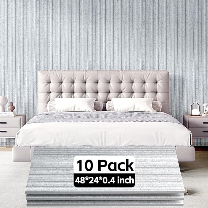 10Pack Large Acoustic Panels, Self-Adhesive Sound Panels Noise Reducing - Image 2
