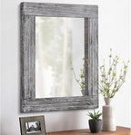 Rustic Wall Mirror Farmhouse, by HLFMVWE